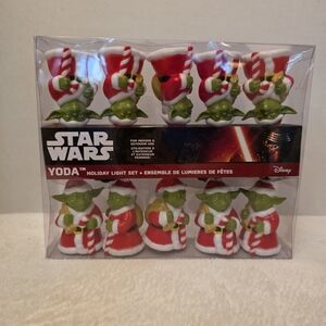 Star Wars Yoda Festive Light Set - Kurt Adler NEW